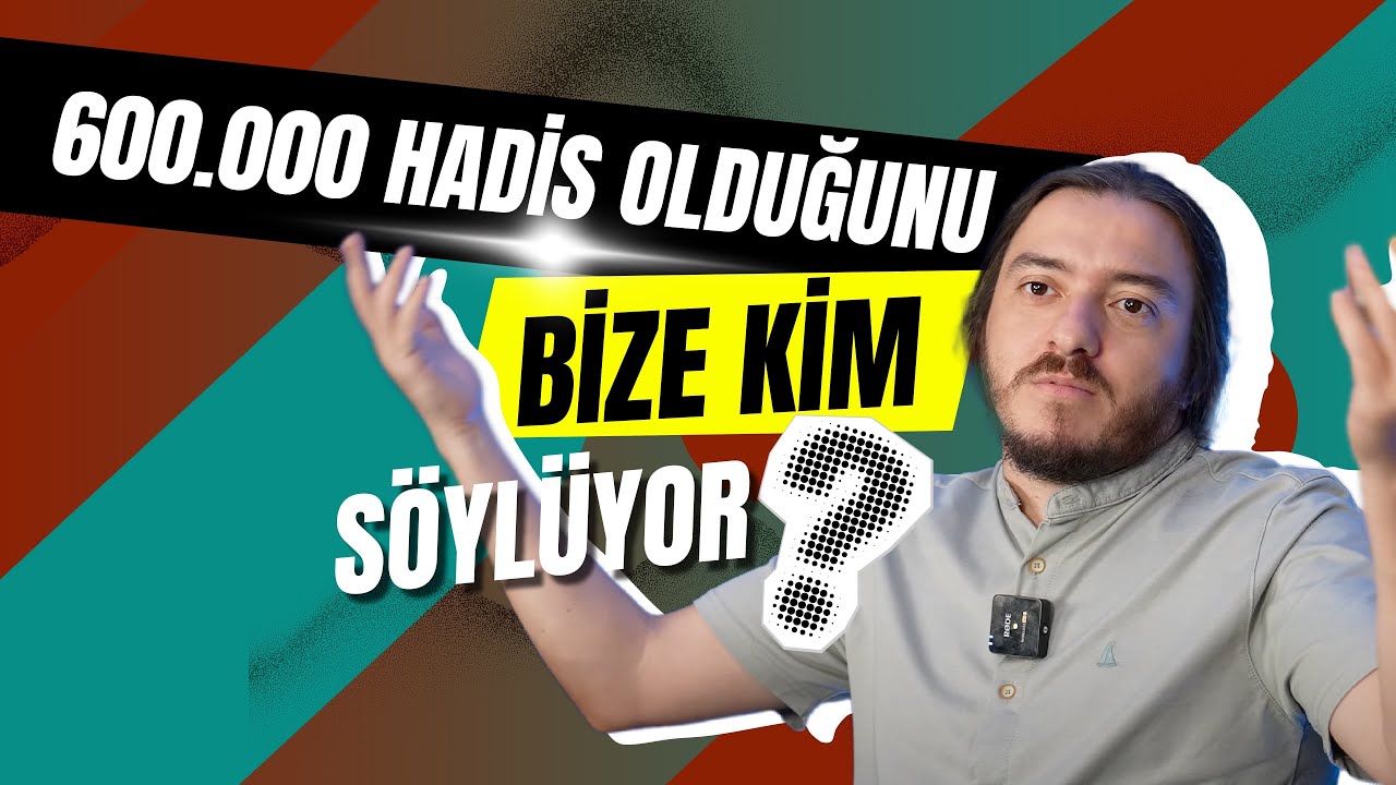 600.000 Hadis Olduğunu Bize Kim Söylüyor? | Fikret Çetin 31