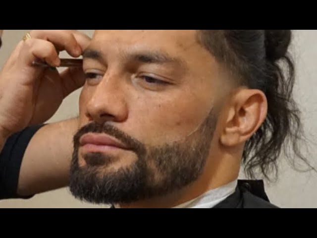 RomanReigns ,.... #TheBigDog....#Samoan #Hairstyle. ##Look.. #Beard. 😎.  #grandslamchampion