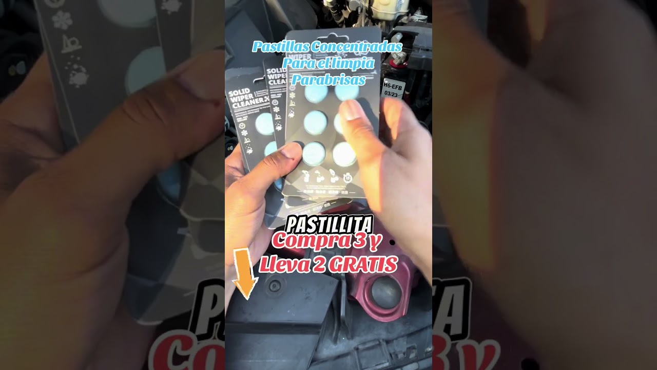 Concentrated tablets for clean windshields! buy 3, get 2 free 