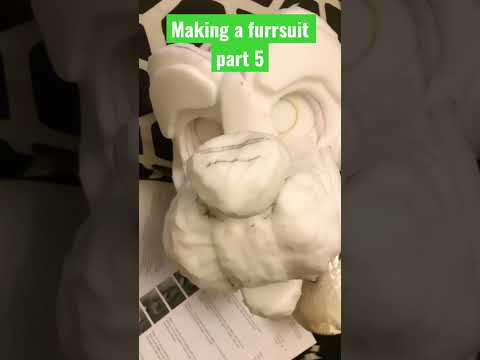 Making A Furrsuit Part 5 Eeeee Furrytrash Shorts Shortsyoutube Fursuit Dog Owo