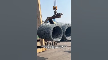 galvanized wire rod loading process