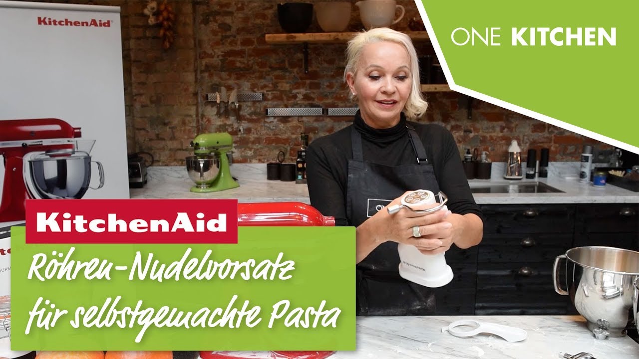 KitchenAid Küchenmaschine Röhrennudelvorsatz 5KSMPEXTA | Pasta selbstgemacht | by One Kitchen