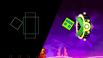 Dash | Just The Hitboxes [4K-60FPS] Geometry Dash 2.204