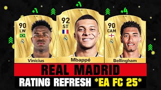 FIFA 25 | REAL MADRID PLAYER RATINGS (EA FC 25)! 😱🔥 ft. Mbappe, Vinicius, Bellingham…