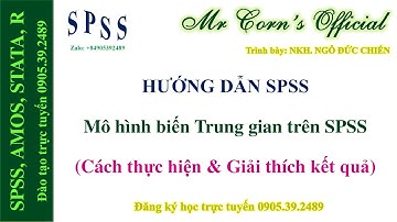 03.09.2022 Hướng dẫn SPSS | Mô hình biến Trung gian trên SPSS (Cách thực hiện & Giải thích kết quả)