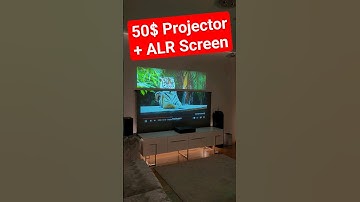 50$ Projector + ALR Screen Results #how #gaming #tv #tips #howto #cinema #hometheater #home #gamer