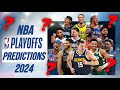 Nba playoff predictions 2024  full bracket predictions with playin