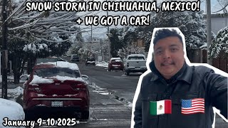 Snow Storm in Chihuahua Mexico 25 We Got Our First Car in Mexico