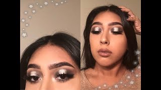 Easy Silver & Grey Homecoming Makeup Tutorial | Camila Guillen