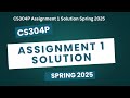 CS304P Assignment 1 Solution 2025 // CS304P Assignment