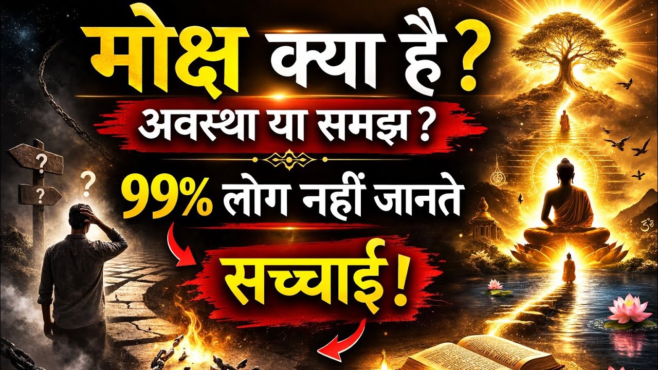 मोक्ष क्या है? अवस्था या समझ | 99% लोग नहीं जानते सच्चाई | Spiritual Awakening Hub | #Spiritual