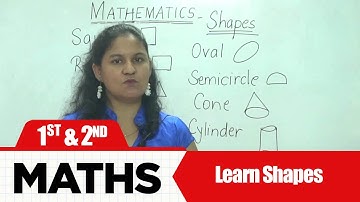 1st & 2nd Maths CBSE Syllabus | Learn Shapes | Mathematics Lesson -73