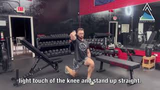 Dumbbell Offset Reverse Lunge