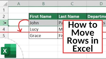 How to Move Rows in Excel (The Easiest Way)