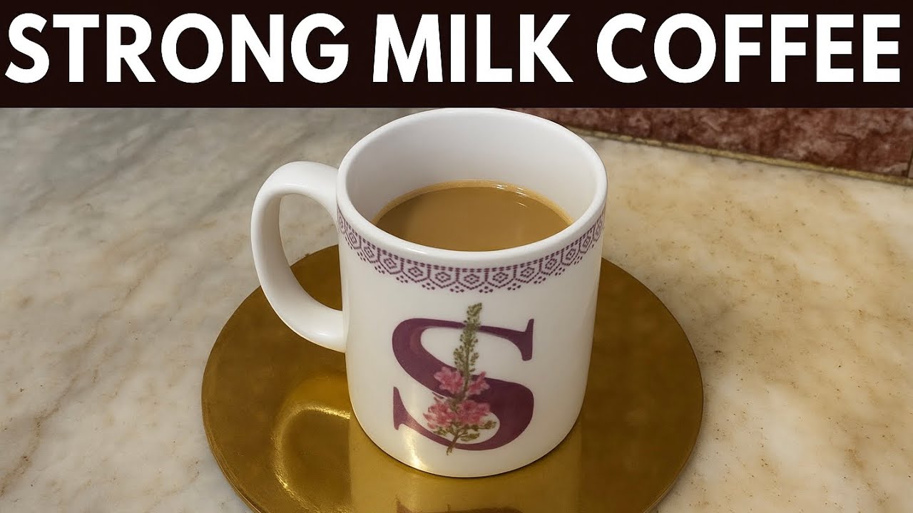 Bold Aroma, Smooth Taste: Strong Milk Coffee Recipe |TIPSNTRIX | Easy 5 Mins Recipe 
