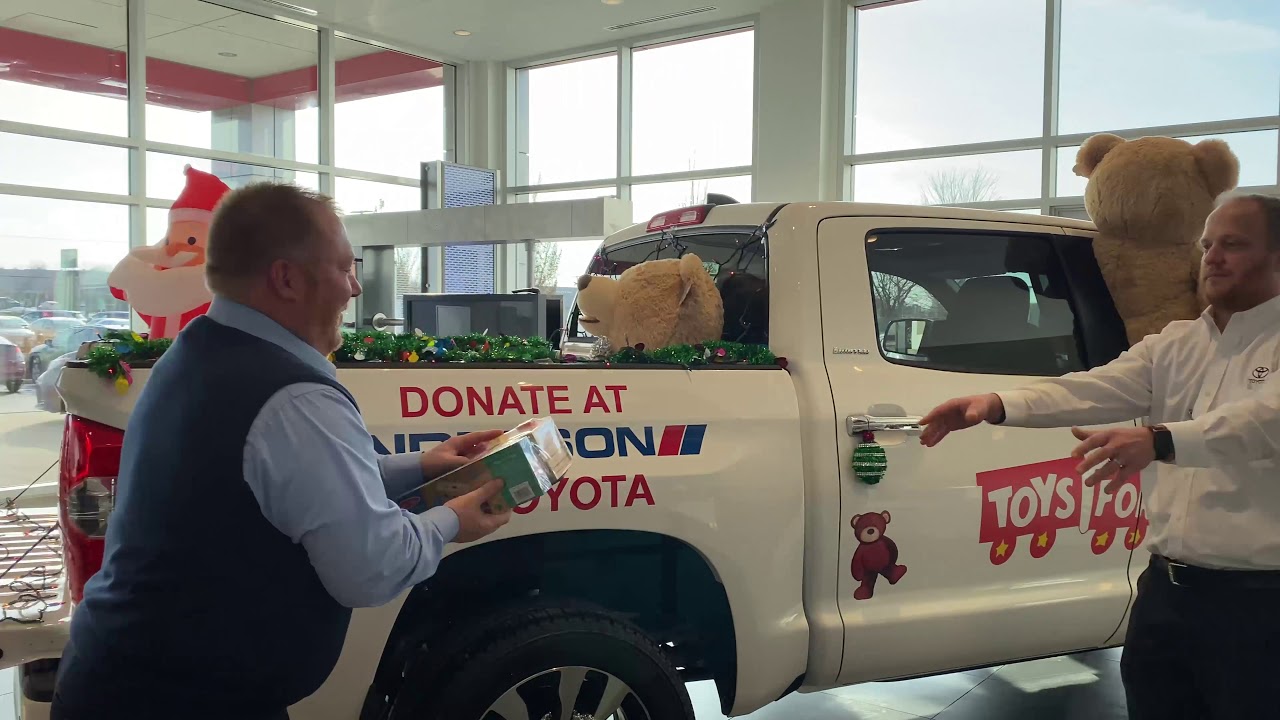 Toys For Tots at Anderson Toyota in Rockford, IL ToyotaTFT19 YouTube