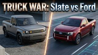 2028 Ford Electric Ranchero vs Slate Truck | Which One Wins?