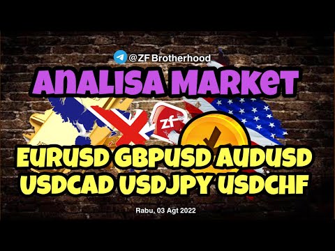Analisa Teknikal EURUSD GBPUSD AUDUSD USDCAD USDJPY USDCHF tgl 03 Agst 22