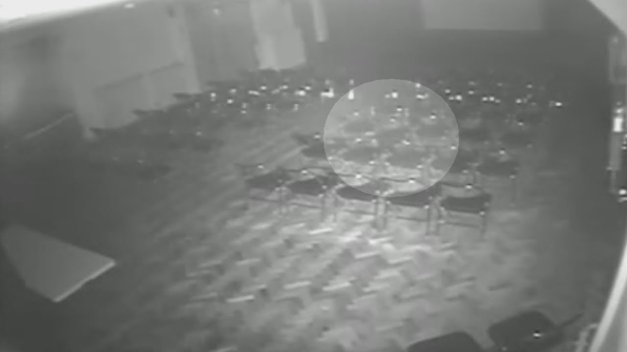 Spooky Is This A Ghost Caught On Cctv At Romford Theatre Youtube