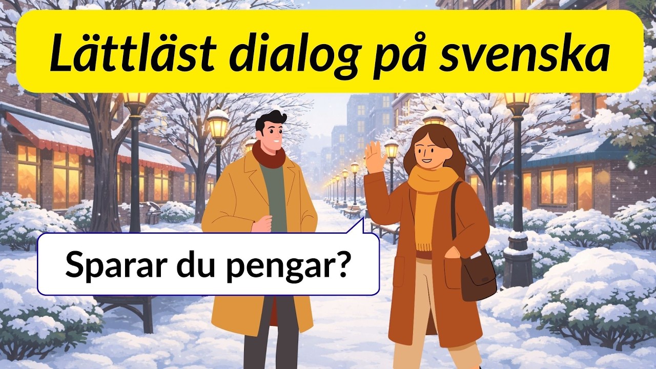 Vardagliga svenska samtal | Träna hörförståelse på svenska (SFI)