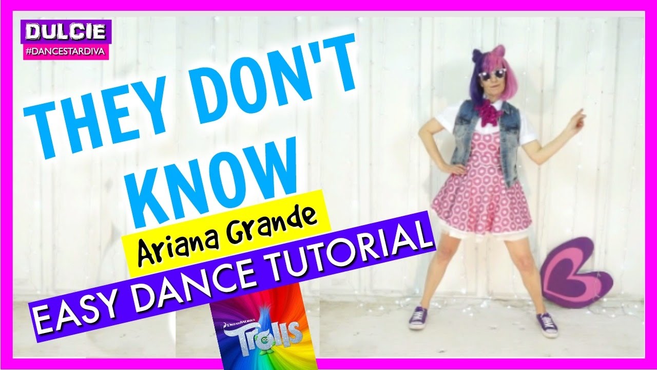 They Don't Know - Kids Dance Easy Tutorial -Ariana Grande - Trolls Dance kids - How to dance Kids