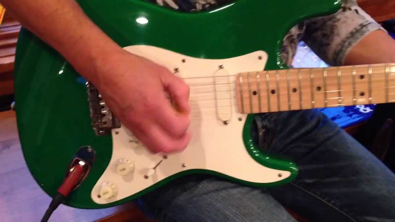 1990 7up Green Eric Clapton Fender Strat "THE BEST YEAR" Eddie Vegas