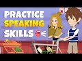 Improve speaking english with exercises  at the mall  daily english conversations