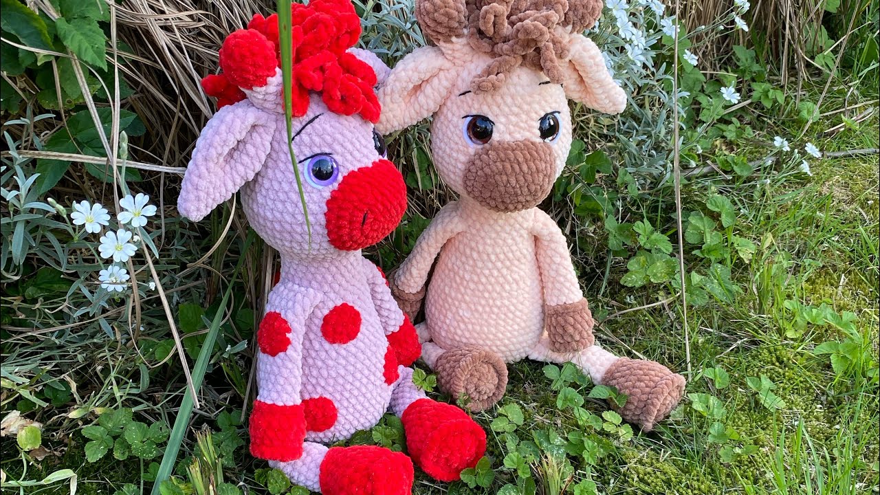 gehäkelte Giraffe ,,Frida,, Teil1