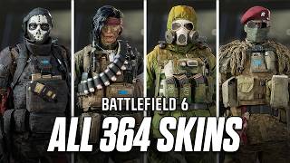 ALL 364 Battlefield 6 Skins In-Game | Full NATO & Pax Armata Showcase