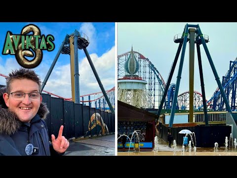 Aviktas Is HUGE Blackpool Pleasure Beach NEW 2026 RIDE Installed