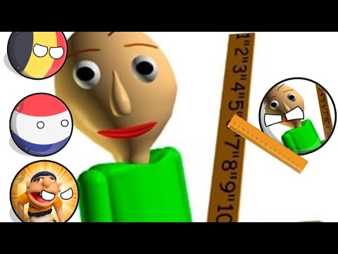 Countryballs Play Baldis Basics #like #subscribe #baldi #blowup