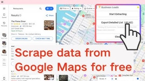 How to scrape data from Google Maps(with emails) | Google Maps Scraper