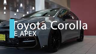 The Exciting Toyota Corolla SE APEX