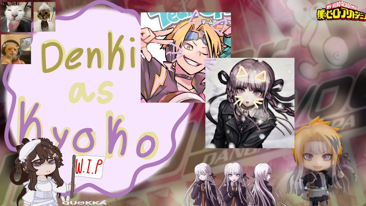 [ 2X speed ] BNHA react to Denki as... KYOKO KIRIGIRI!! || Enjoy ( 〃▽〃) || w.i.p || by: Quokka