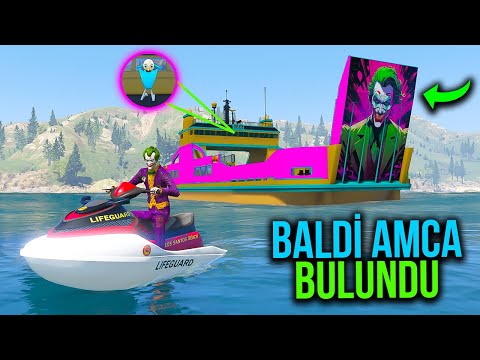 Recep Abi Jokerin Arabasına Biniyor ve Baldi Amcanın Yerini Öğreniyor | Örümcek Abi ile GTA 5