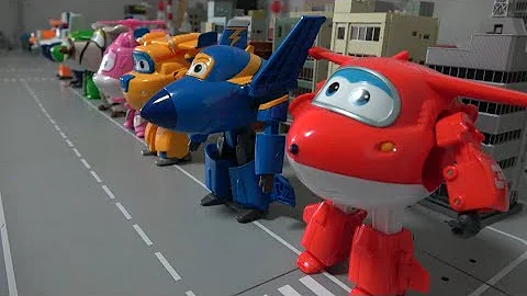 슈퍼윙스 비행기 로봇 장난감 변신 Super Wings Plane Robot Toys Transformation