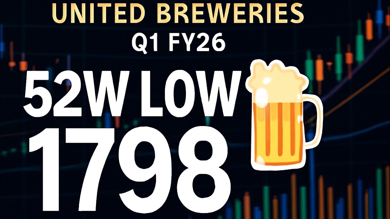 United Breweries Q1 FY26 | Stock at 52-Week Low | Entry & Exit Strategy Explained 🍺📊 