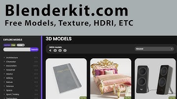 BlenderKit Resources for your 3D Projects tutorial