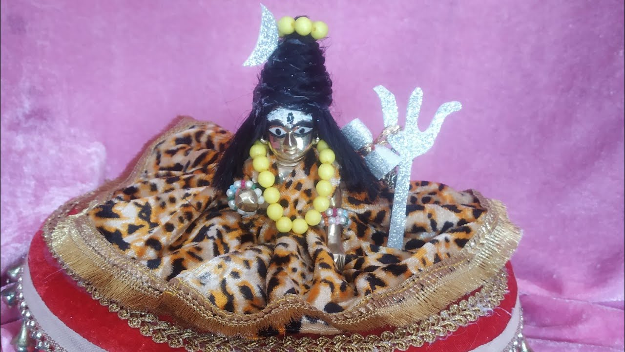 laddugopal ji ka siv roop/लड्डूगोपाल जी का शिव रूप(Amita cloth art ...
