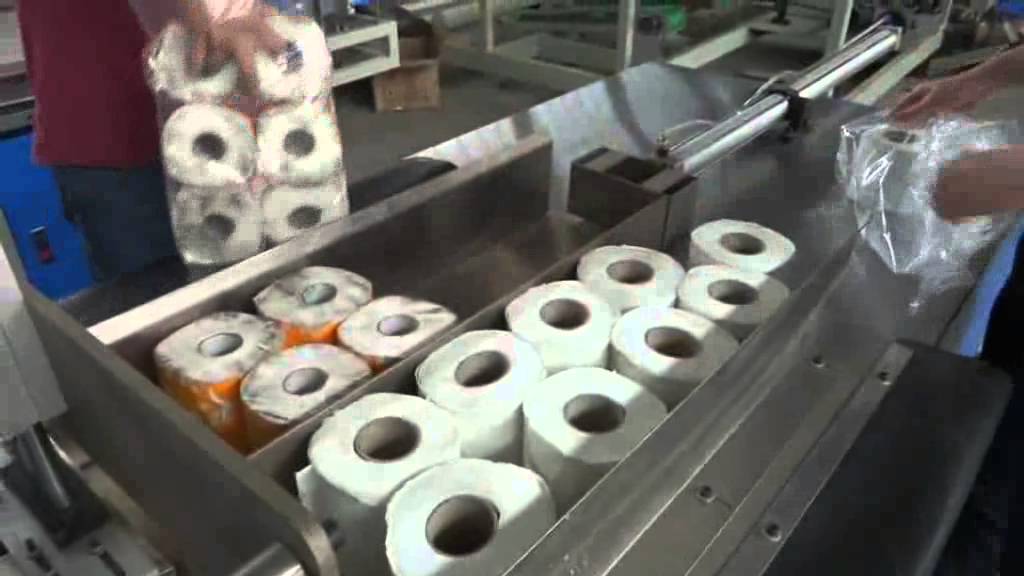  semi auto toilet paper packing machine YouTube