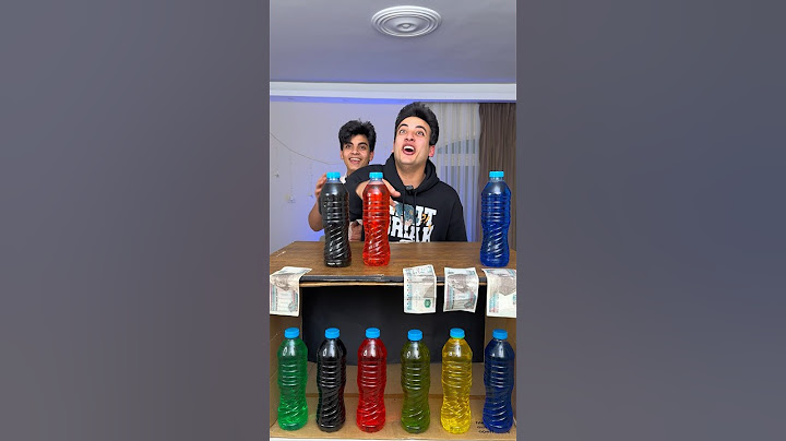 تحدي تطابق لون زجاج المياه 😱🚰