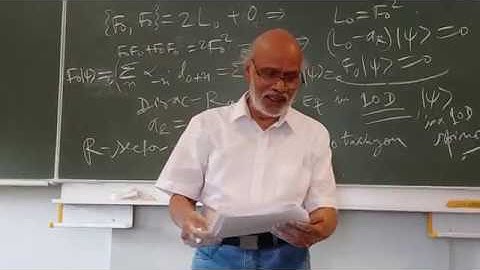 Superstring Theory Lecture 12 Part - 10/10 by Daya Shankar Kulshreshtha at Univ. Oldenburg Germany