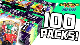 Opening *100 PACKS* of ADRENALYN XL PREMIER LEAGUE 2021/22!! (INVINCIBLE CARD PULL!!)