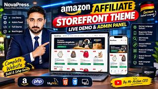 How to Create an Amazon Affiliate Storefront Theme | Full Live Demo & Powerful Admin Panel #viral