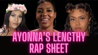 Love During Lockup Ayonna s lengthy rap sheet