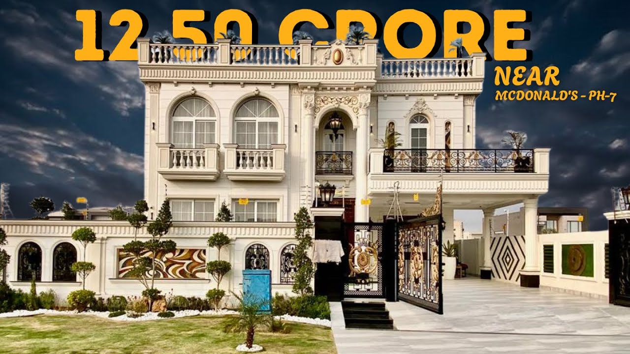 1 Kanal Spanish Luxury House for Sale | DHA Phase 7 Block U Fully Furnished | Solar Install