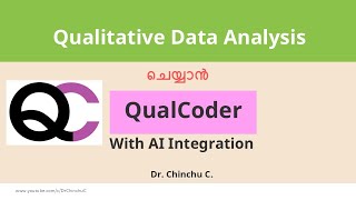 Qualitative Data Analysis ചെയ്യാൻ QualCoder Free Software - Malayalam Video
