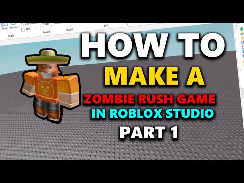 How To Make A Zombie Rush Game In Roblox Studio Part 1 Youtube - dantdm roblox zombie rush ep 1