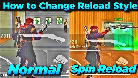 how to change m1887 reload action |  how to change m1887 spin reload action in free fire