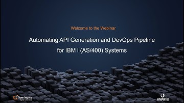 Automating API Generation and DevOps Pipeline for IBM i (AS/400) Systems